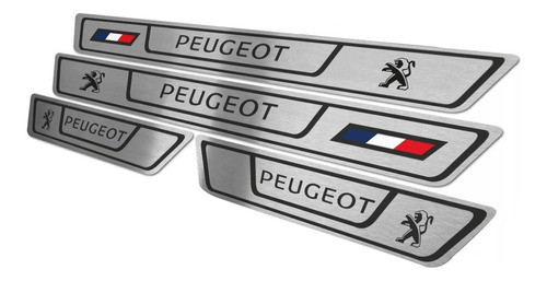 Cubre Zocalos Acero Inoxidable P/ Peugeot 207 307 407 206 0