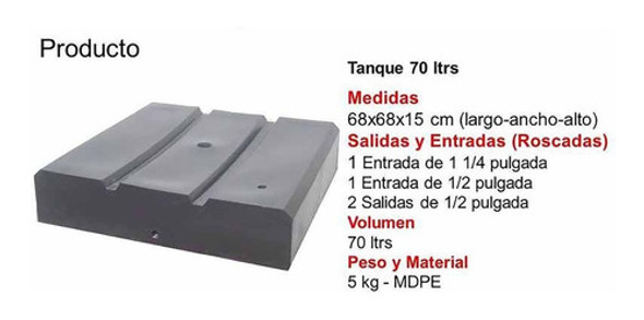 Tanque Agua Casilla Rodante Motor Home Food Truck 1