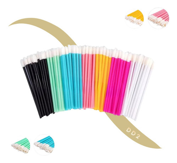 Pincel Descartable Para Labios Limpiador De Pestañas X50u 0