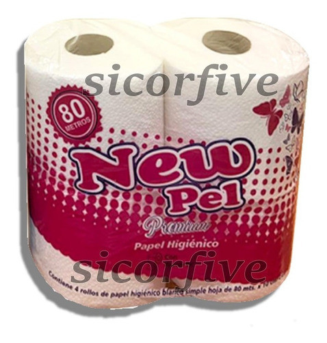 Higienico Linea New Pel  De 4 Rollos X 80mts Aprox. 1