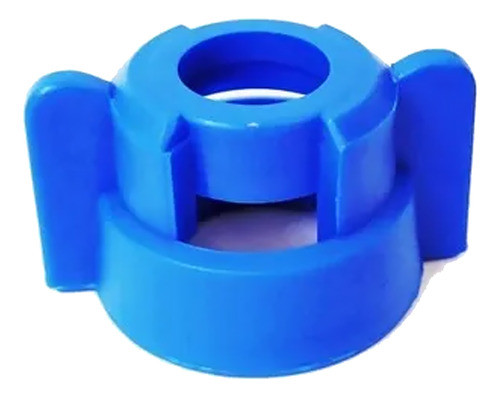20 Unidade Da Capa Para Bico Cone Com Engate Rápido Azul 0