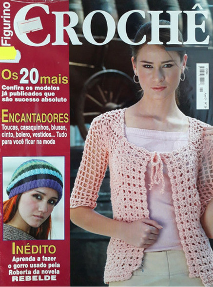 Revista De Tejidos Figurino Crochet Mejores 20 Gorro Liquido 0