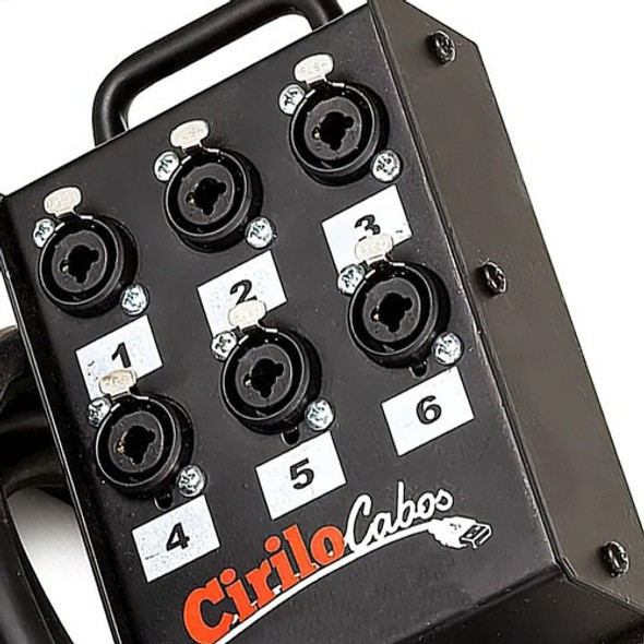 Medusa Com Multicabos 6 Vias Conectores Combo - 1 Mts 1