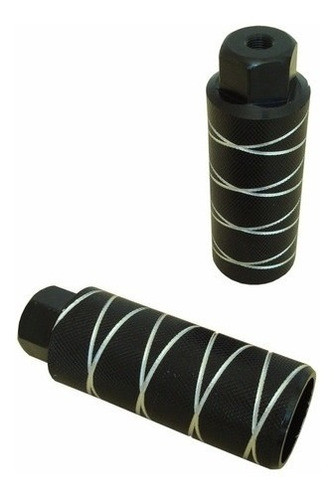 Par De Pedalines En Aluminio 38x110 Para Rosca 3/8 0