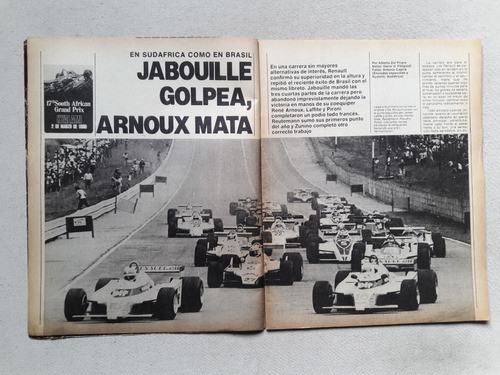 Revista Corsa Nº 718 Marzo 1980 Lamina Diddier Pironi Ligier 1