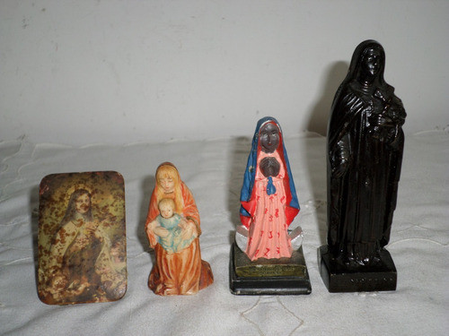Gran Lote Religioso Virgenes Cuadro Libro Tesoro Cristiano 1