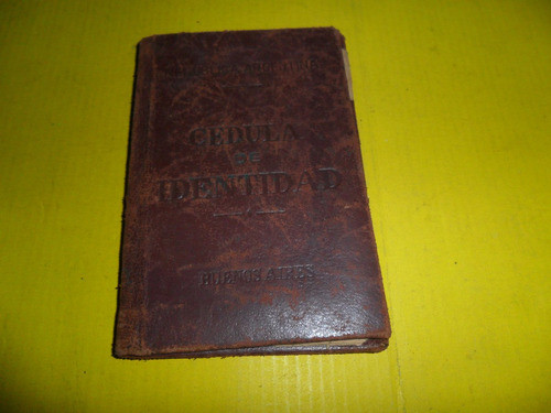 Antigua Cedula De Identidad Fotografia Perforada 1945 Papel 0
