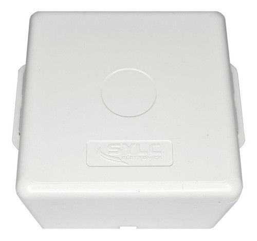 Kit 25/ Cx Sobrepor Quadrada Branca 80x80x50mm Cftv Balum 0