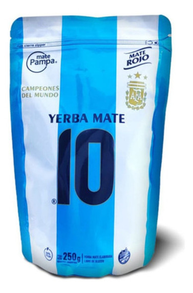 Yerba Mate Rojo - Yerba Mate 10 Reserva X 250 Grs - Doypack 0