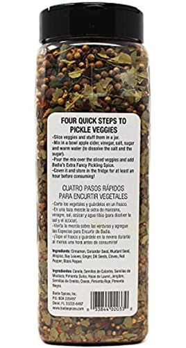 Badia Extra Fancy Pickling Spice, Mezcla Fragante De Especia 1