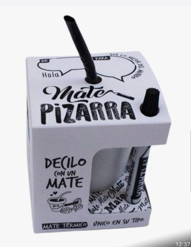 Mate Pizarra 5 Unidades - Vaso Pizarra 6 Unidades 1