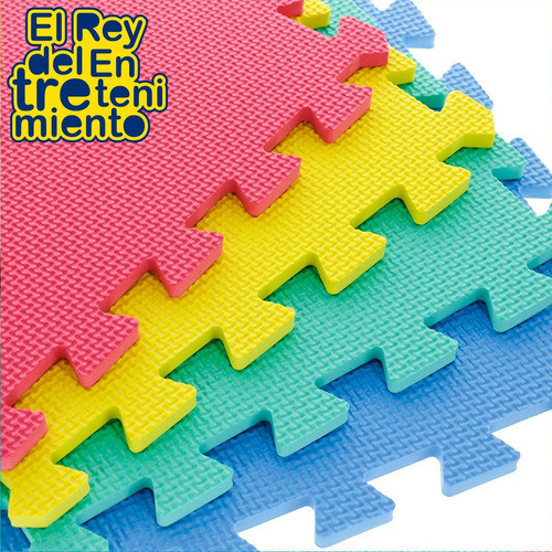 Piso Goma Eva Encastrable 50 X 50cm X 12mm Bebe Niño El Rey 1