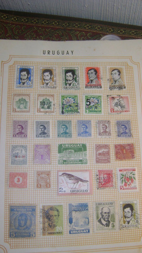 111 Estampillas De Uruguay Varias Epocas 1956  Lote Xiv-200 0