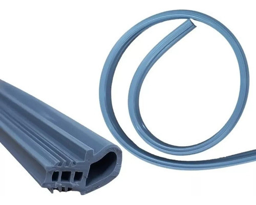 Perfil Silicone Tipo T Encaixe Forno Tedesco Cinza - Metro 0