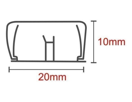Canaleta De Pvc Fita Dupla Face 25 Barra(s) - Branco Wt 1