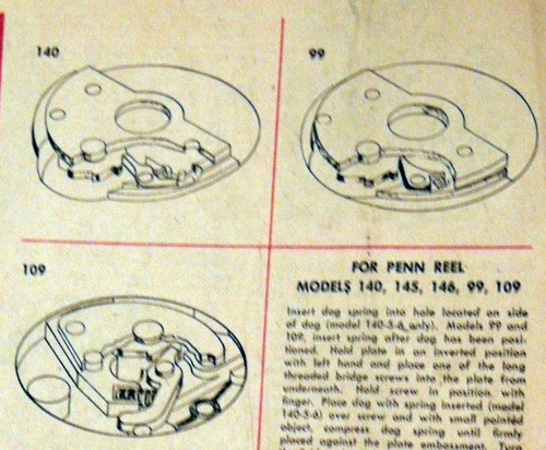 Penn Reels Instruction Manual Repair Part List Catalog Pesca 0