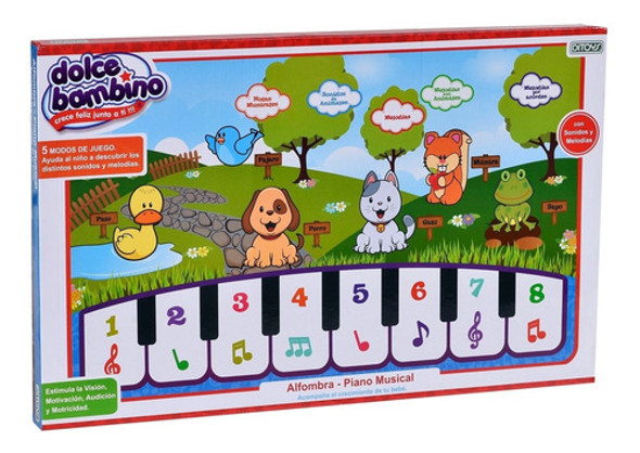 Alfombra Piano Dolce Bambino Ditoys 1974 0