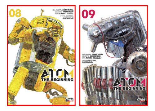 Combo Atom: The Beginning Vol. 8 Y 9 - Manga - Ovni 0