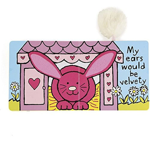 Jellycat Baby Touch And Feel Board Books, If I Were A Rabbit 1