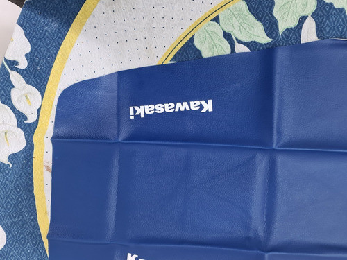 Tapizado Asiento Kawasaki Klr 650 Tipo Original Azul Envios! 1