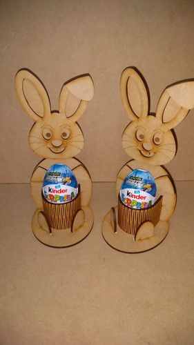 Conejo De Pascuas Kinder 3 Modelos 10 De Cada Unidad 1