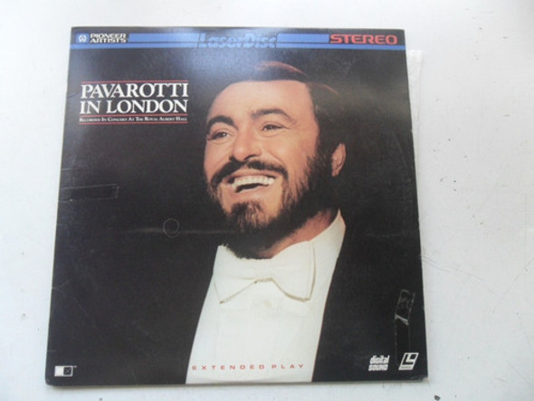 Pavaroti In London Opera Donizetti Laser Disc Antiguo 0