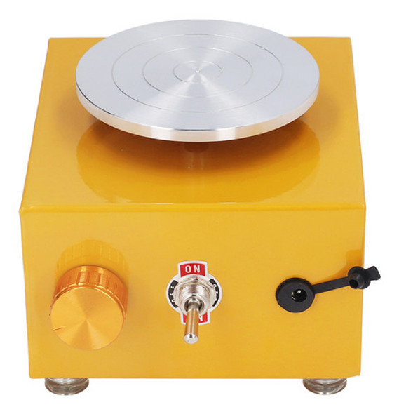 Sculpting Wheel Mini Pottery Yellow, Pequena Escola Em Minia 1