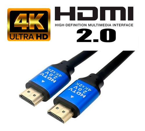 Cable Hdmi Video 4k 3d Alta Velocidad 2.0ver Hdtv 10 Metros 1
