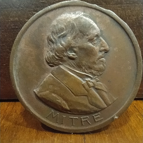 Medalla Octogésimo Aniversario Nacimiento Mitre 1901 #3 0