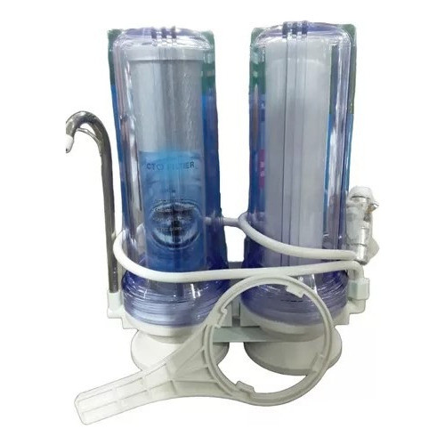 Filtro De Agua Doble Hidroservice X2f Carbon Activado 0