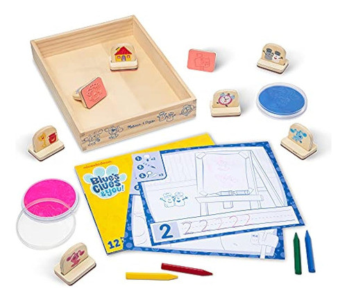 ¡melissa & Doug Blue's Clues & You! Sellos Con Mango De Made 1