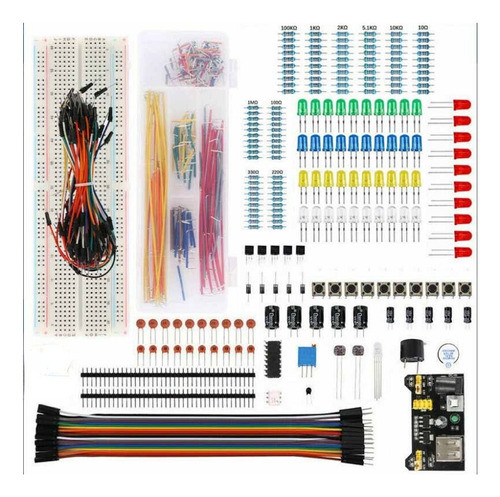 Kit Do Fabricante Iniciante 830 Peças Compatível Com Arduino 1