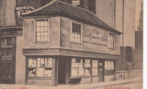 1907 Postal Old Curiosity Shop Tiendas Comercios Inglaterra 0