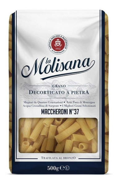 Pasta Italiana La Molisana Maccheroni 500g Italia - Pack X 6 0