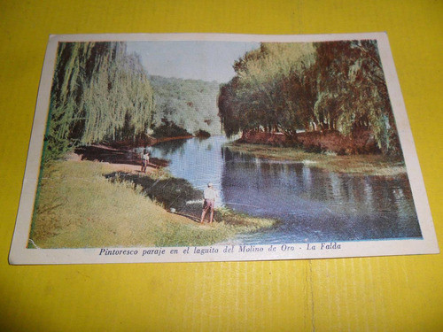 Antigua Postal 1961 Lago Molino De Oro La Falda J C Aguilera 0