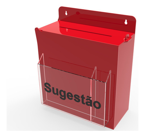 Caixa De Sugestão Vermelha - Envio Imediato! 0
