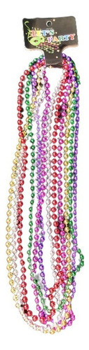 Collar De Perlas X6 Unidades Colores Surtidos 1