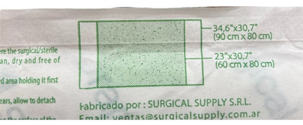 Campo Quirurgico Steri Drape 90x45 Cm 1051 Sd Surgical Drape 1