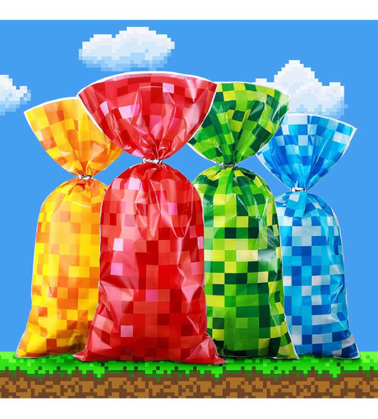 Pack 10 Bolsitas Para Sorpresitas Minecraft Importadas 0