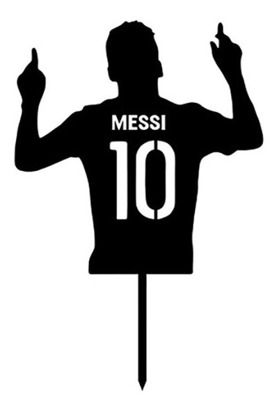 Cake Topper Adorno Torta - Messi 0