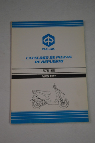 Catalogo De Partes Piaggio Nrg Mc2 578165 Allsales 0