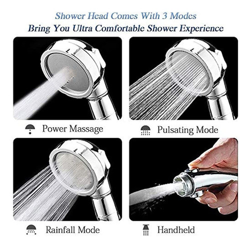 Cabezales De Ducha De Mano Con Manguera Y Soporte, Cabezal D 1