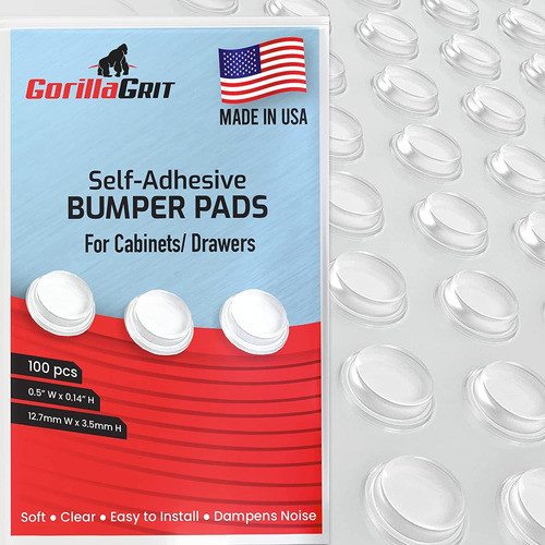 100 Protectores Topes Autoadhesivos Para Cajones De Muebles 0