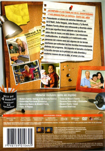 Modern Family - Temporada 1 / Pack 4 Dvds Original 1