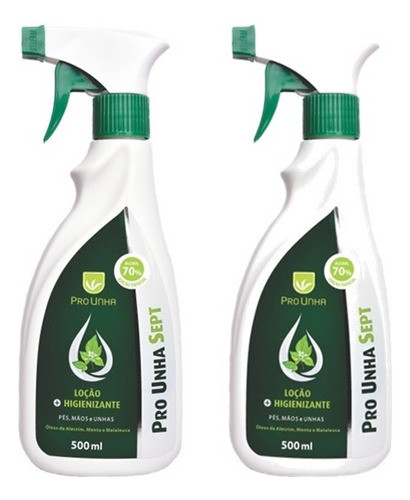 Kit 2 Sept Alcool 70% 500ml - Prounha 0