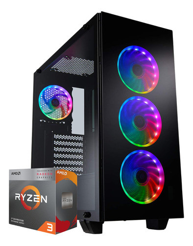 Pc Gamer Amd Ryzen 3 3200g 16g 480gb Ssd Radeon Vega8 Win10 0