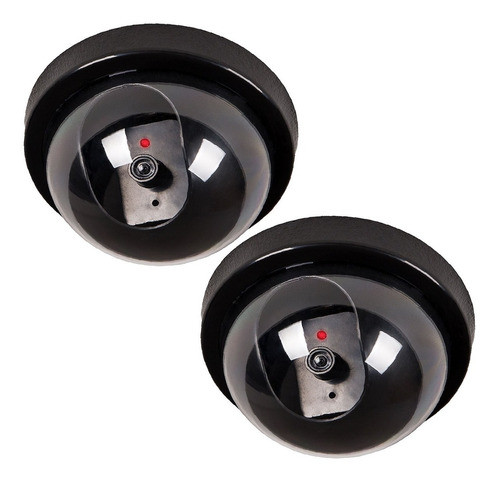 Camara Falsa Led Rojo Domo Apariencia Real X 2u Envío Gratis 0