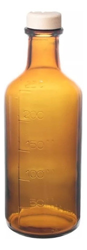 6 Botellas Vidrio Agropecuario Gin Ambar 250 Cc C/corcho 0