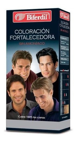 Biferdil 3 Coloracion Masculina Cubre Canas Para Hombre 0