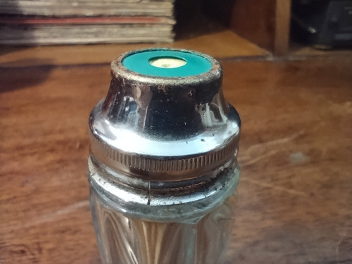 Antiguo Palillero O Porta Escarbadientes De Vidrio 1